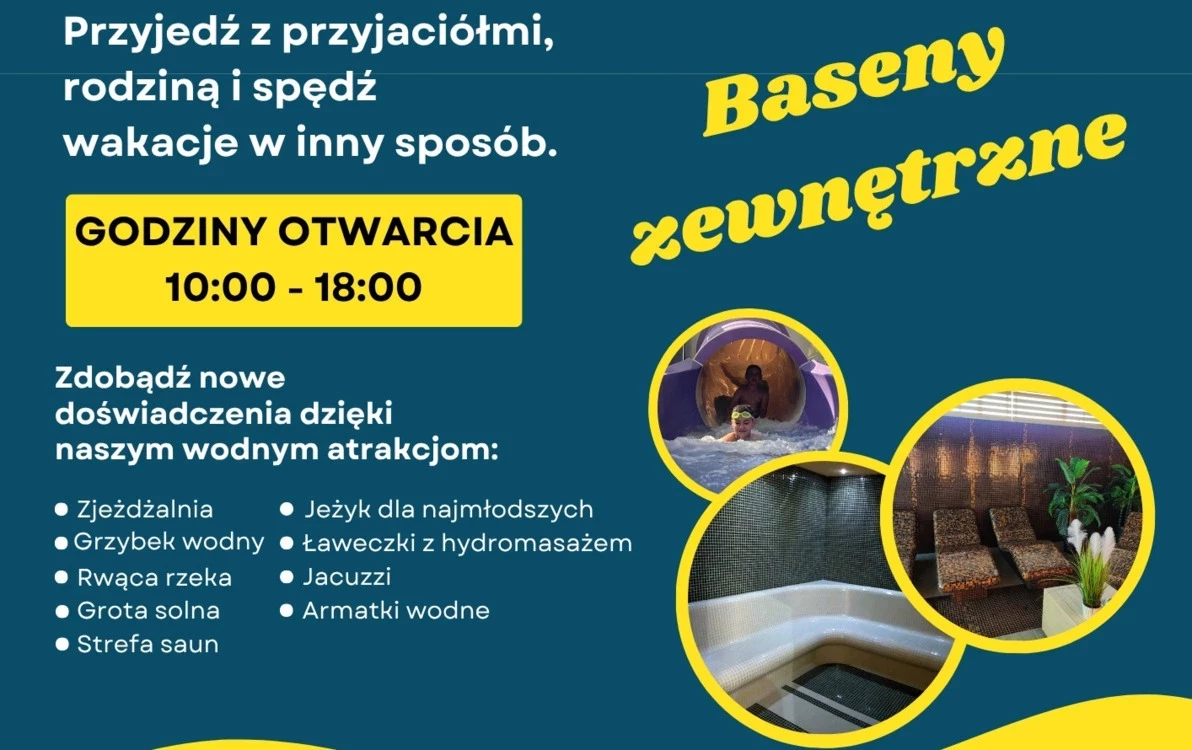 Zdjęcie do Zapraszamy na baseny zewnętrzne !!