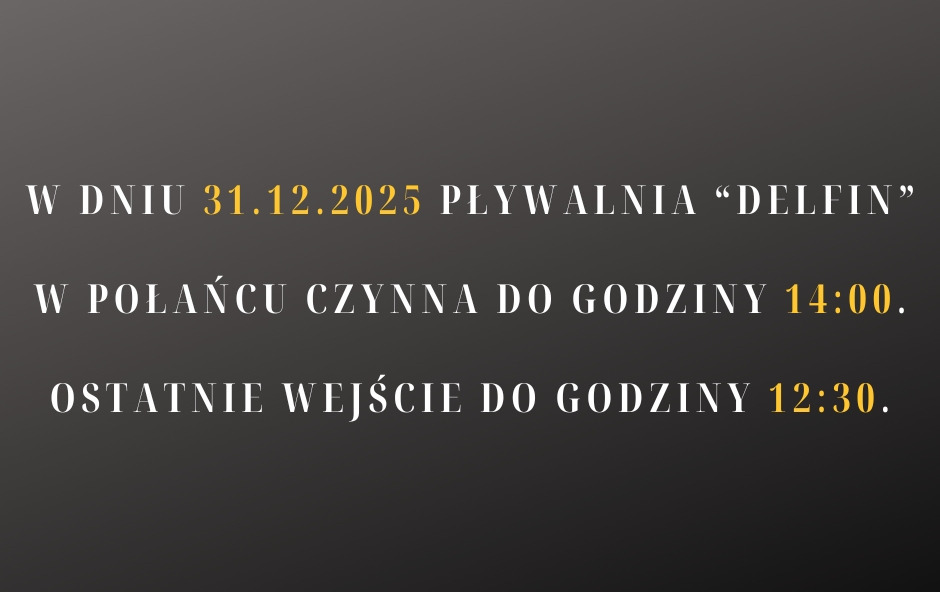 Zdjęcie do Godziny pracy w dniu 31.12.2025