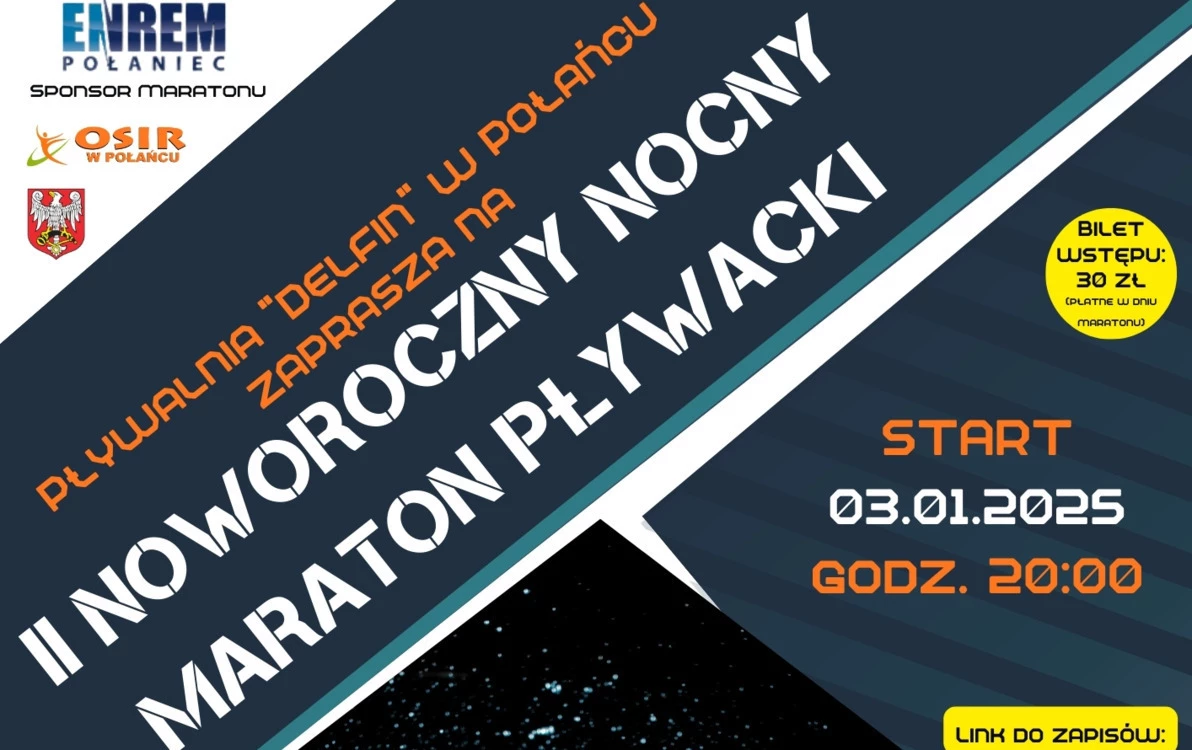 Zdjęcie do II Nocny Noworoczny Maraton Pływacki
