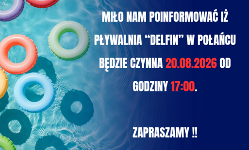 Zdjęcie do Pływalnia "Delfin" ponownie otwarta !
