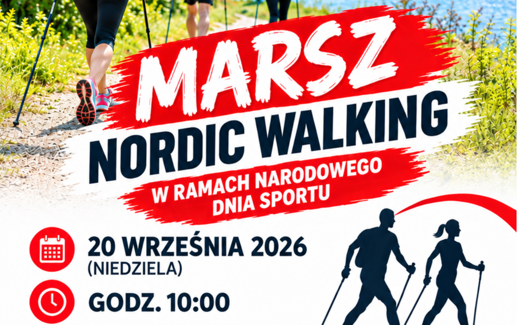 Zdjęcie do Marsz Nordic Walking w ramach Narodowego Dnia Sportu