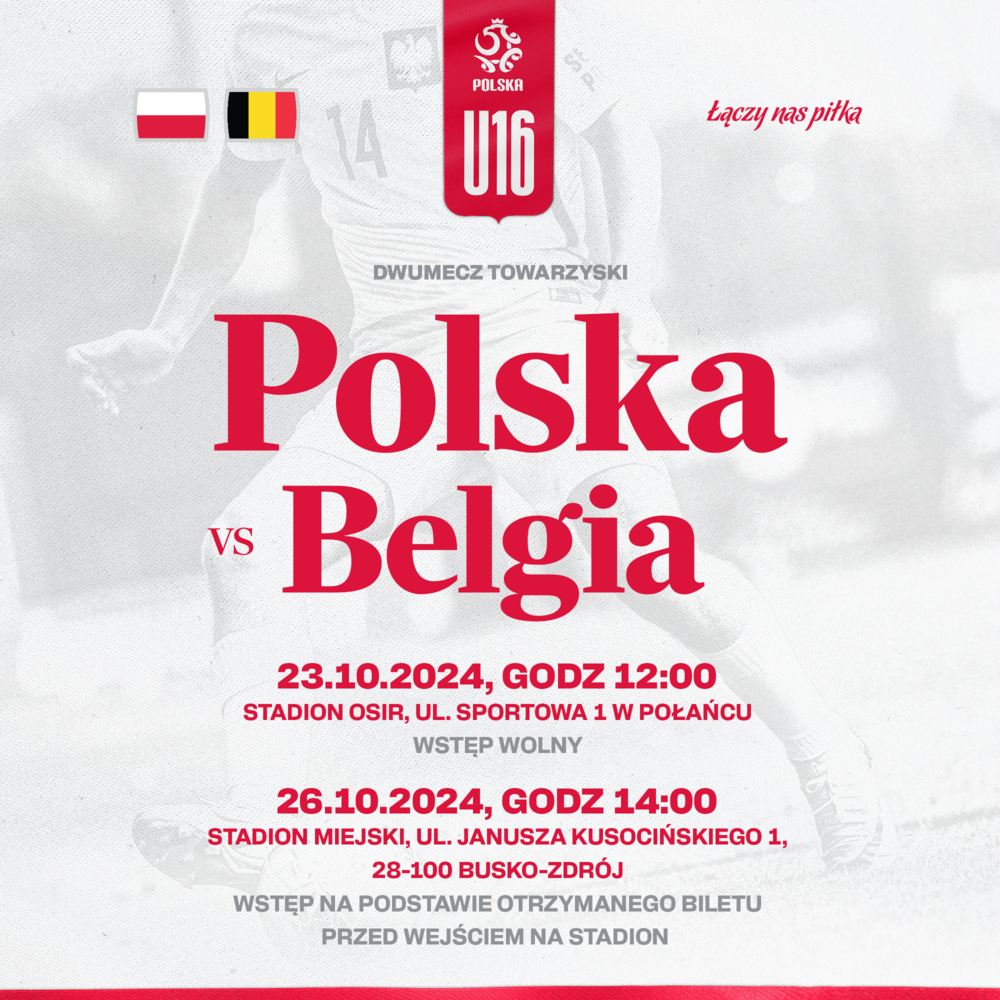 Mecz Polska – Belgia U16